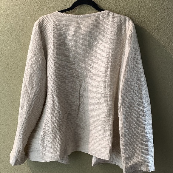 Eileen fisher slik  textuer blazers size medium office - Picture 8 of 8